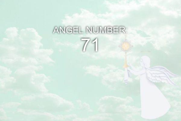 Ängel nummer 71 – Mening och symbolik