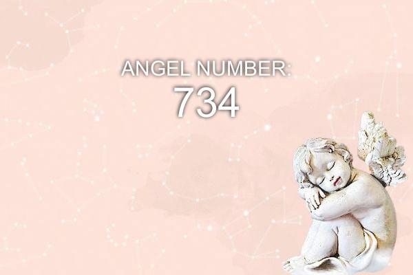 Ängel nummer 734 – Mening och symbolik