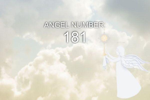 Ängel nummer 181 – Mening och symbolik