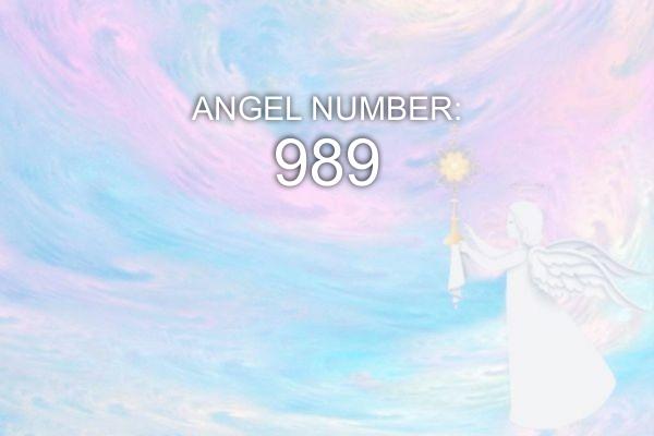 Ángel número 989 – Significado y simbolismo