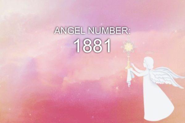 Número do Anjo de 1881 – Significado e Simbolismo