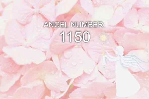 1150 Eņģeļa numurs - nozīme un simbolika